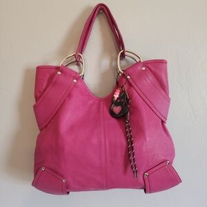 Kooba Vibrant Fushia Kellyn Hobo Bag